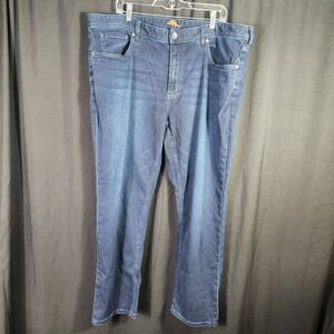 Tommy Bahama Mens Dark Wash Straight Leg Stretch Denim Jeans 42x30 Blue